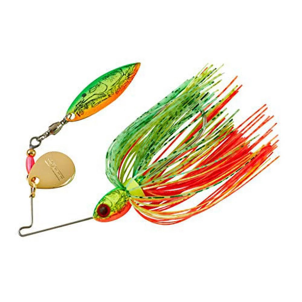 Pond Magic Real Craw Fishing Lure Spinnerbait Two Blade Okie Craw 3/16 Oz