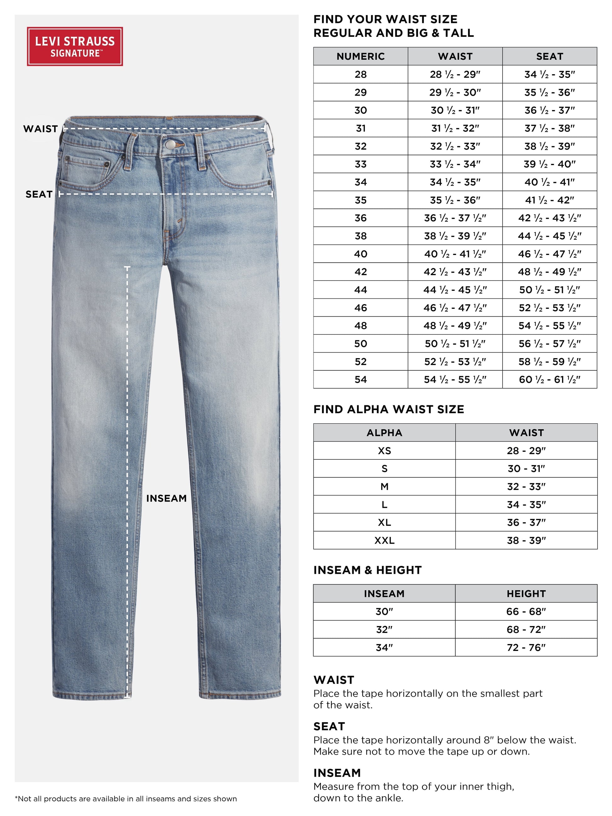Men'S and Big and Tall Bootcut Jeans